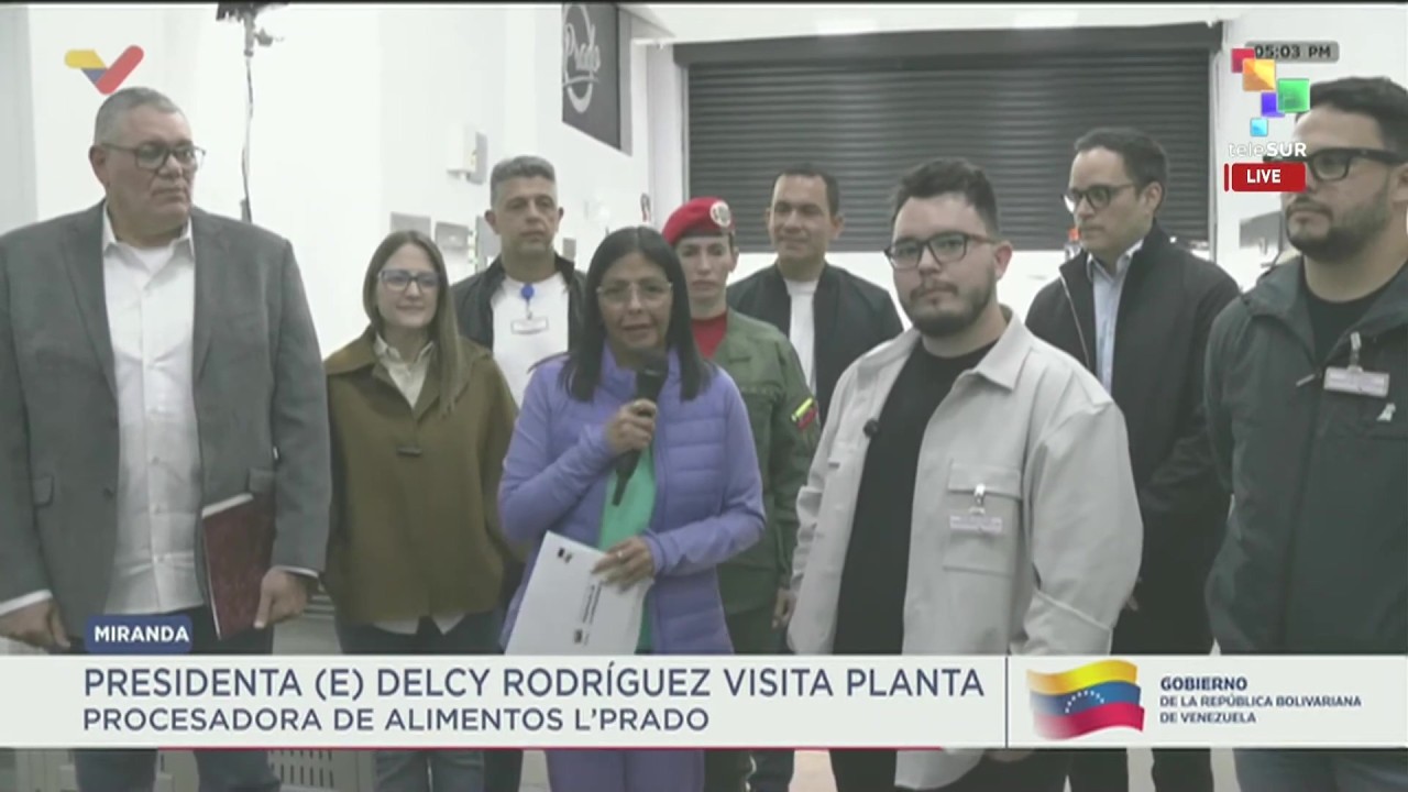 Venezuela | Productive day at the “Rio de Oro” food processing plant