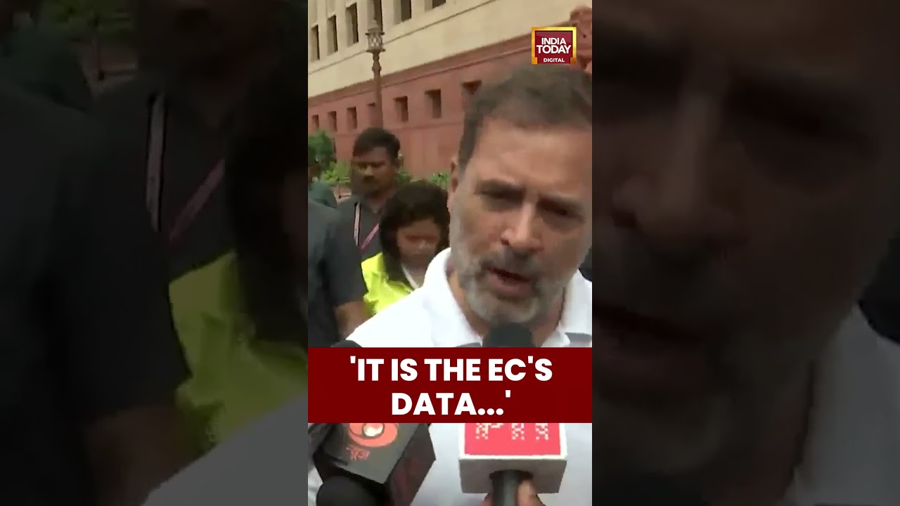 'It Is The EC's Data, Not My Data': Rahul Gandhi On Election Commission Notices | India Today