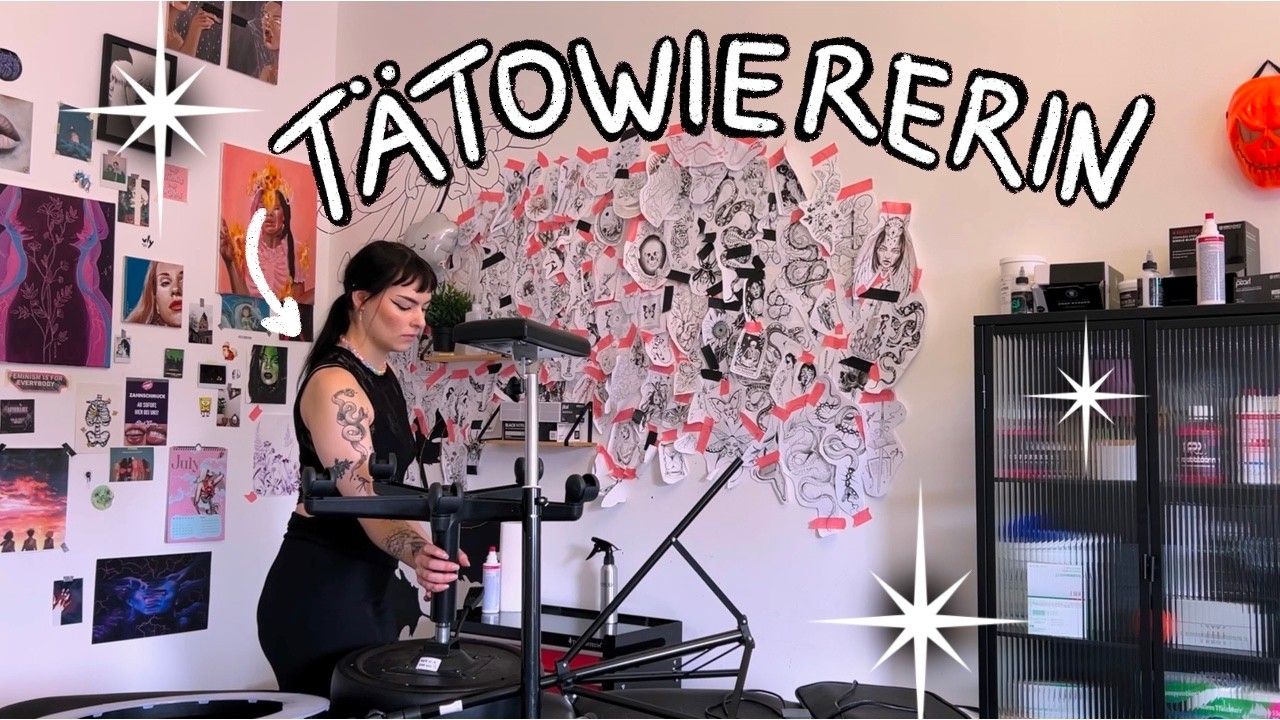 Mein Job und Alltag als T&auml;towiererin - ich hab mein Lieblings Tattoo gestochen!