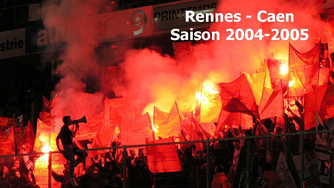 Ambiance lors de Rennes - Caen saison 2004-2005