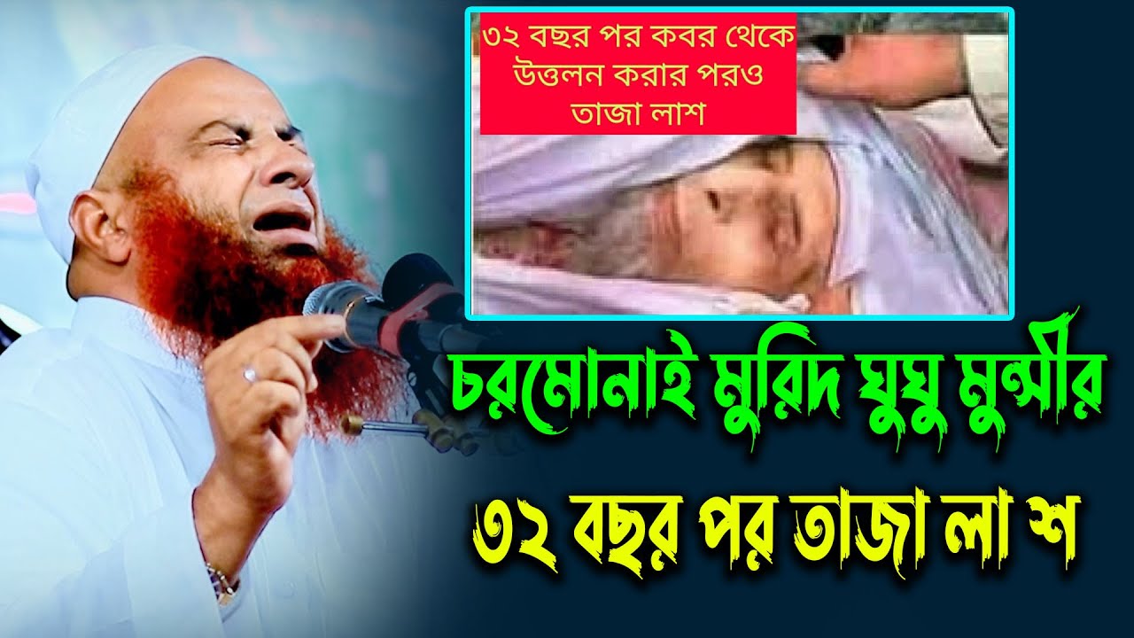 চরমোনাই মুরিদ ঘুঘুমন্ত্রীর ৩২ বছর পর তাজা লাশ|| কান্নার ওয়াজ ২০২২|| মোতালিব রহমান সাইফী নতুন ওয়াজ