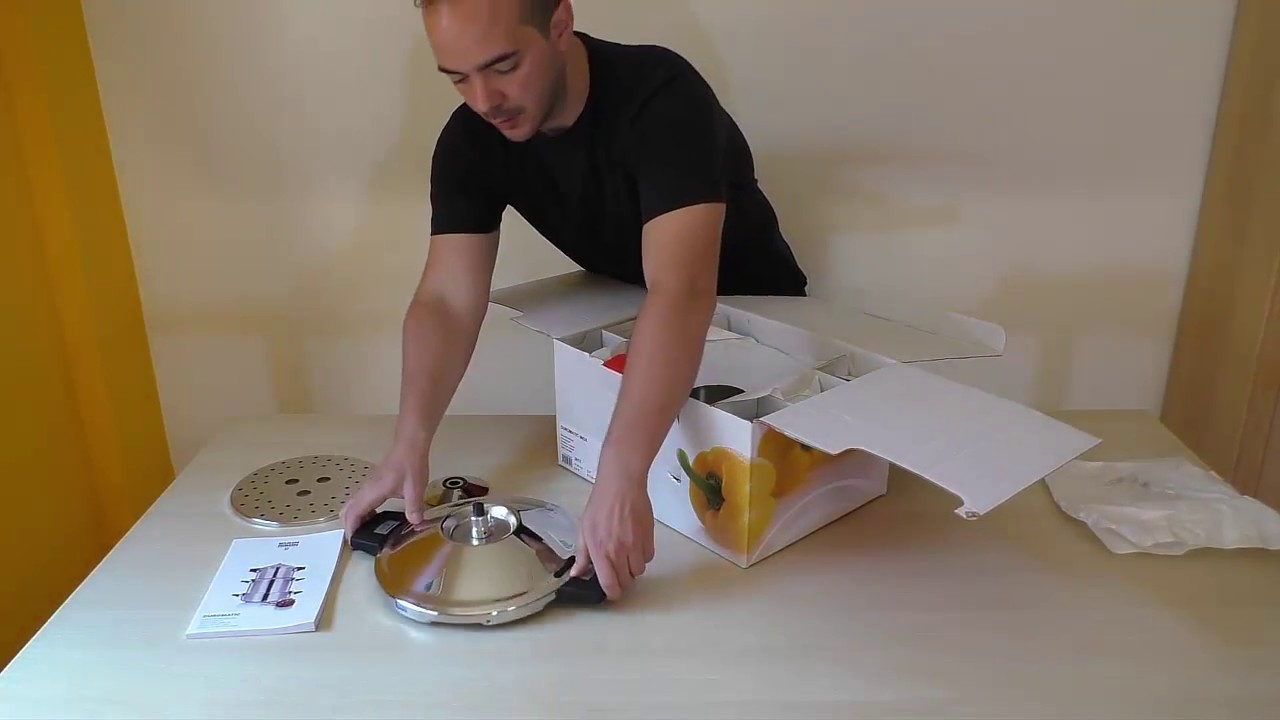 Kuhn Rikon Duromatic Inox - Unboxing - Olla express superrápida. Funcionamiento y características