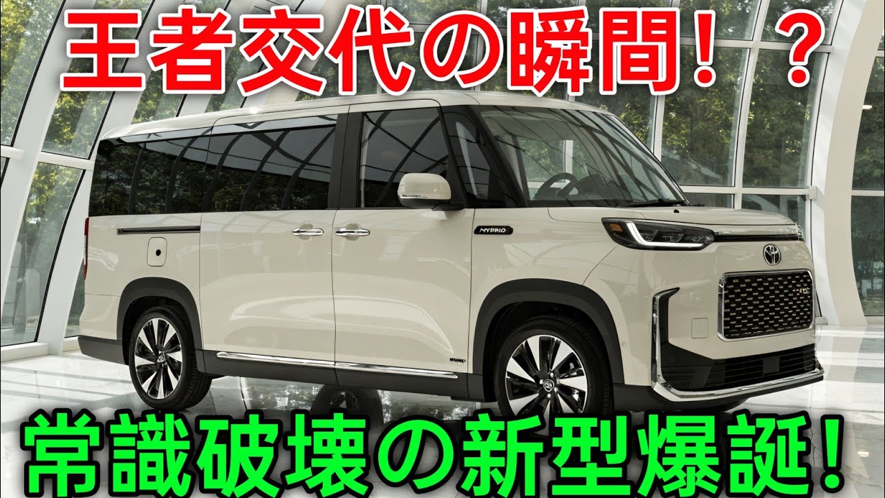 2027年トヨタ・ミニエース ハイブリッドが登場！N-BOXを打ち破る存在に！？ジムニー級のタフさとミニバン級の実用性を兼ね備えた一台…