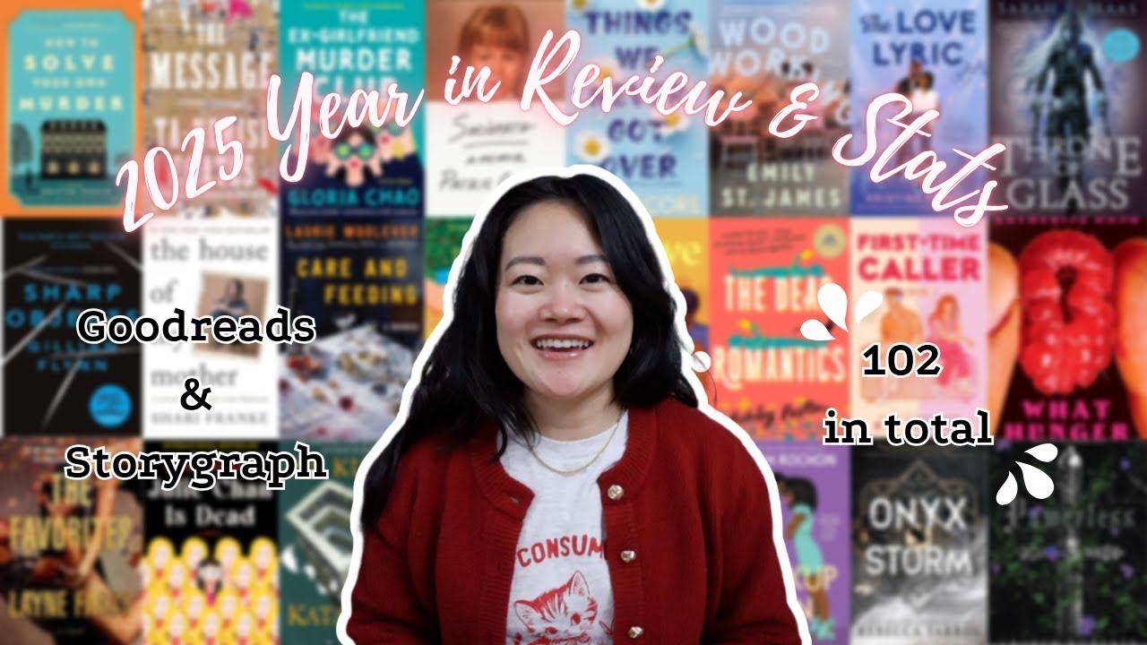 2025 Goodreads/Storygraph Stats + All The Books I Read | Noa Jasmine