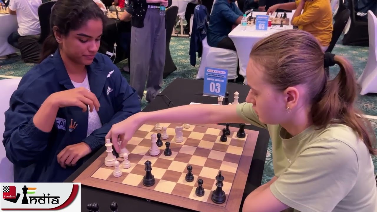 A Quick tactic to finish it off | WGM Priyanka Nutakki vs WIM Xeniya Balabayeva | Asian Continental