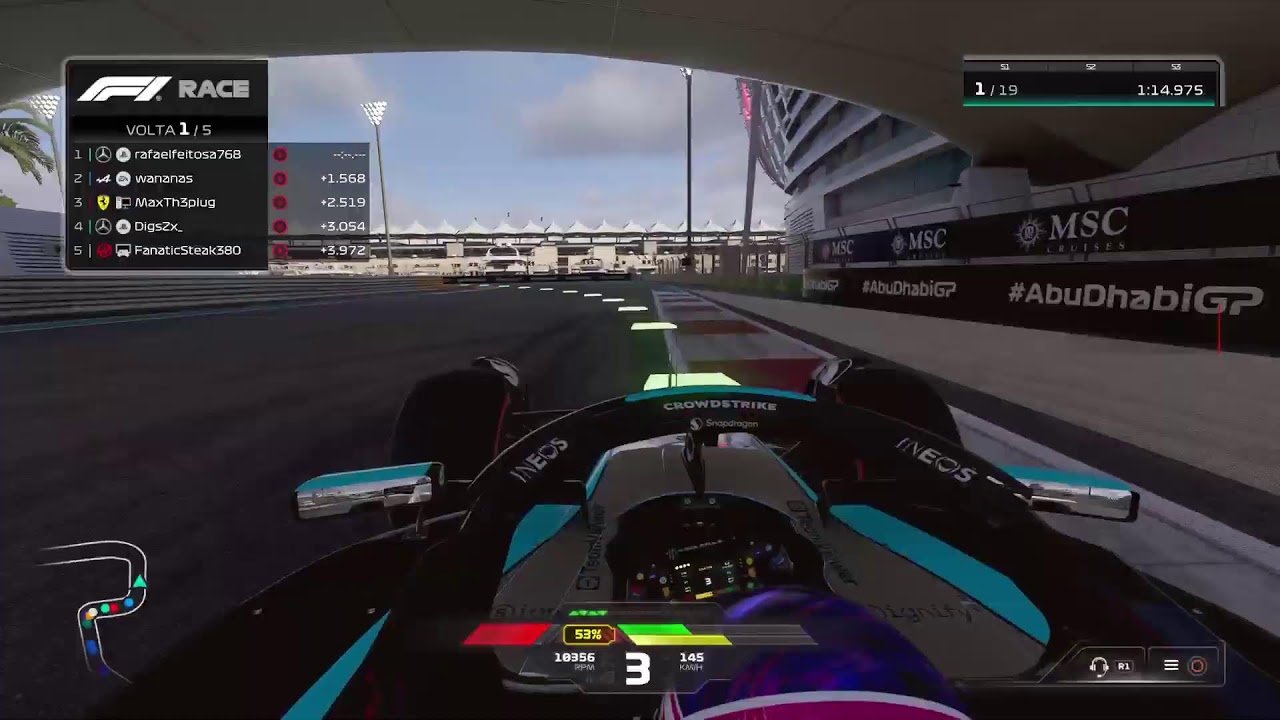 Eu jogando F1 2024 oline