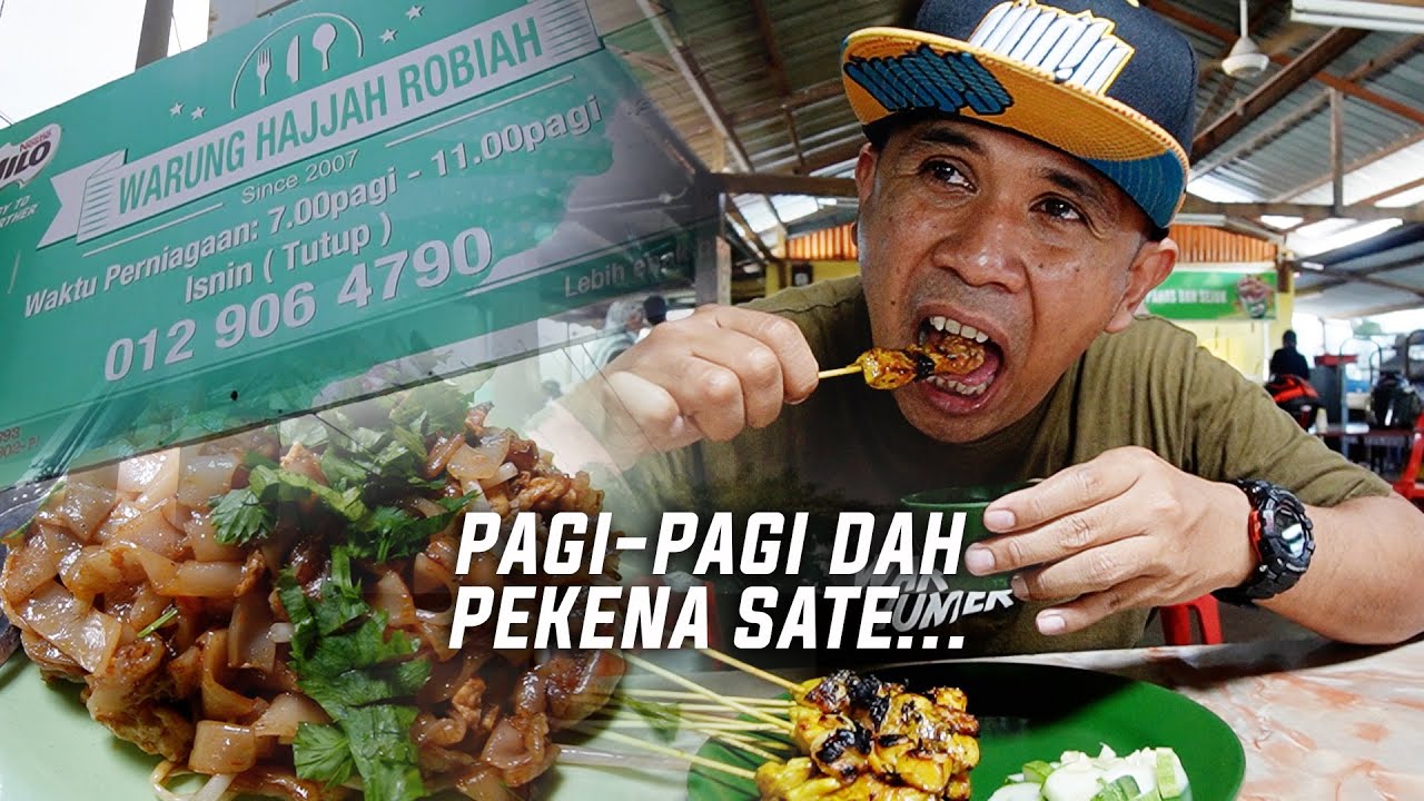 Sarapan Pagi Di WARUNG HAJJAH ROBIAH, WAJIB SINGGAH Kalau Dah Sampai Melaka