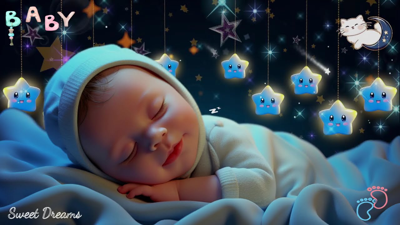 Baby Sleep Music 💤 5 Hours of Mozart & Brahms Lullabies for Deep, Peaceful Sleep 🌙