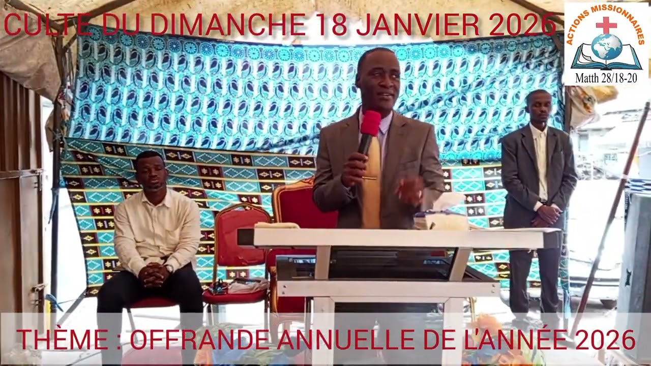 Thème : Offrande annuelle de l'année 2026
