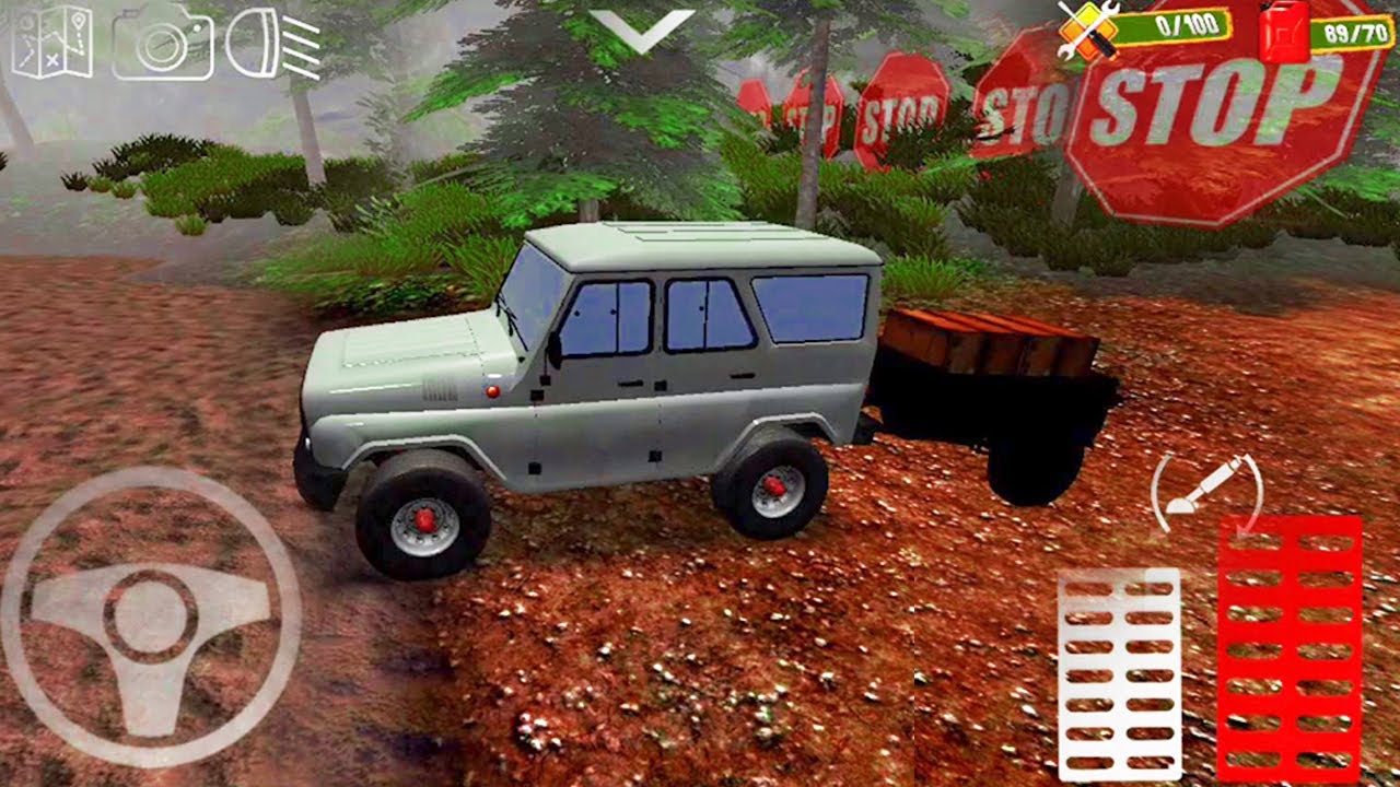 Offroad SUV 4x4 Truck Driving Mud Simulator - Wheels In Mud Transport Driver - Android Gameplay