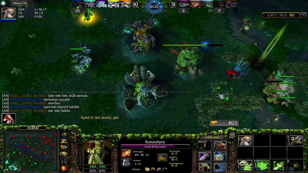 Dota 1 Necro Game Play