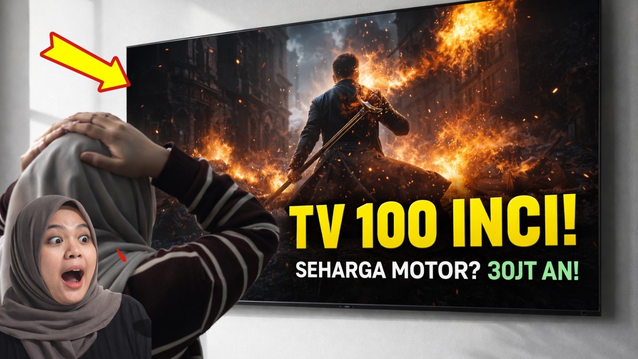 5 REKOMENDASI TV 100 Inci Terbaik 2026: Gak Perlu Bioskop Lagi! (Cuma 20 Jutaan?)