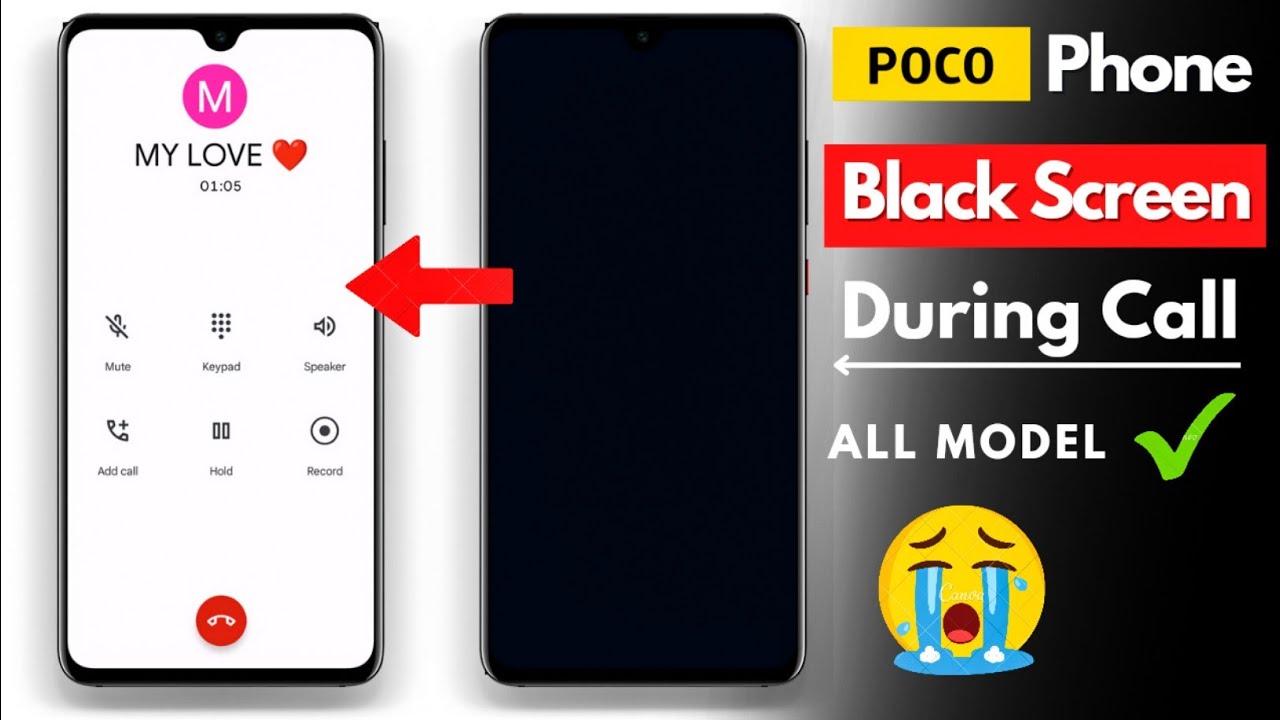 How to fix POCO Phone Black Screen During Call Problem 2024 | Incoming Call Screen Not Showing