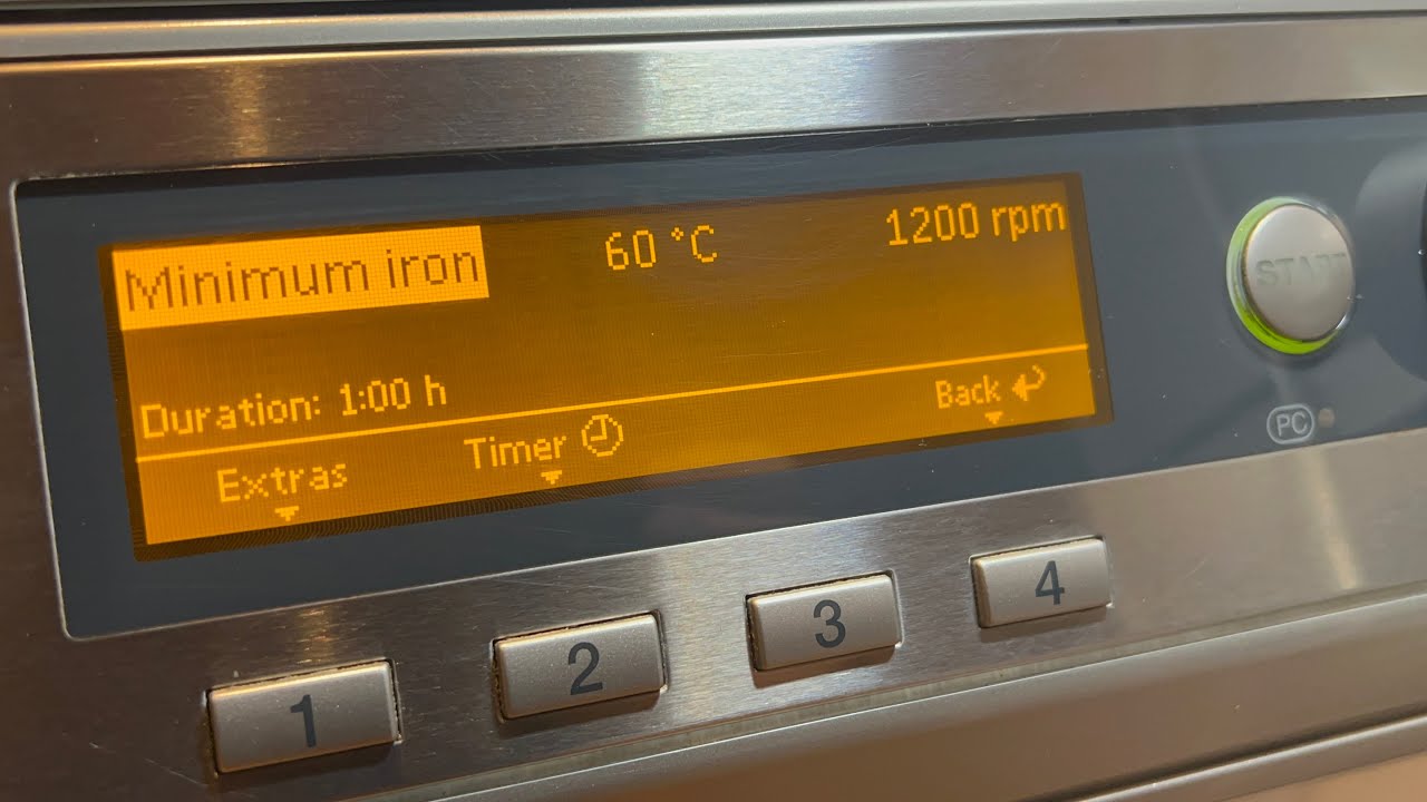 Miele Professional PW6055 - Minimum Iron 60°