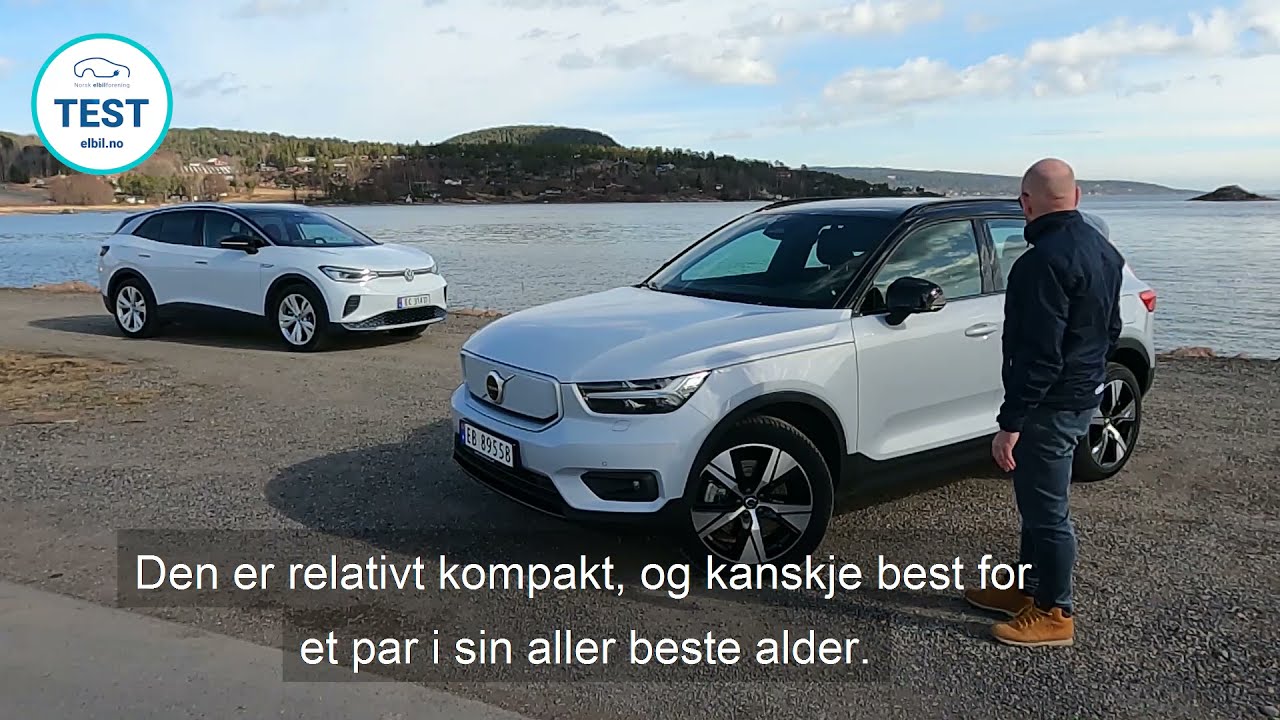 Duell VW ID 4 testes mot Volvo XC40