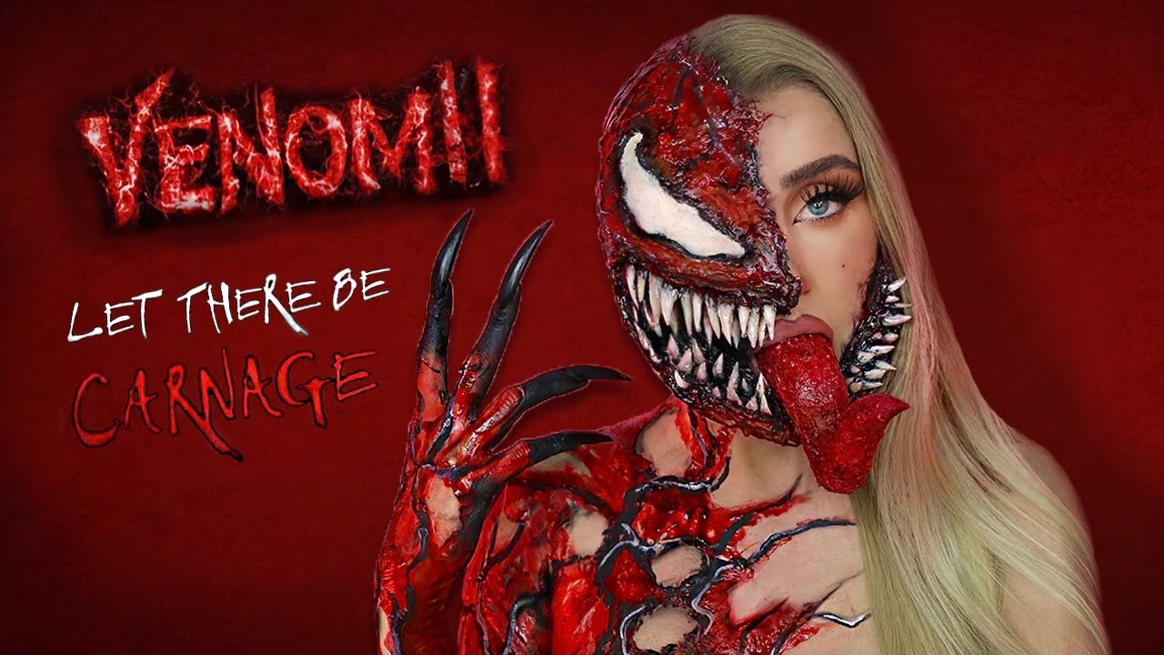 Carnage SFX Halloween Makeup Tutorial