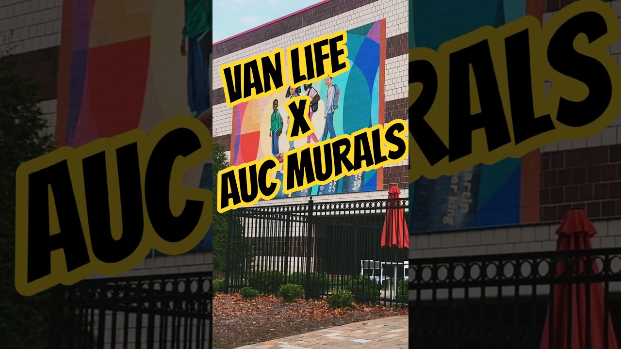Życie w vanie spotyka sztukę 🎨 | Murale w Atlanta University Center