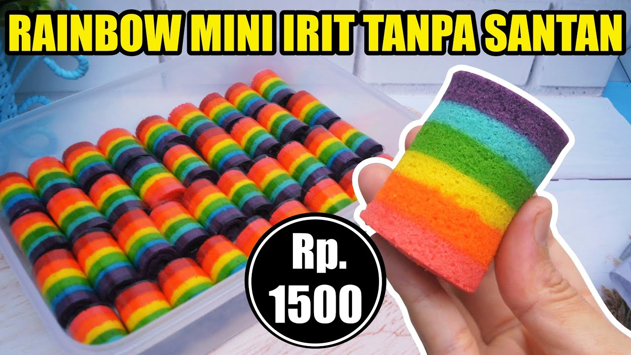 Bolu Gulung Pelangi Mini Jual Rp. 1500