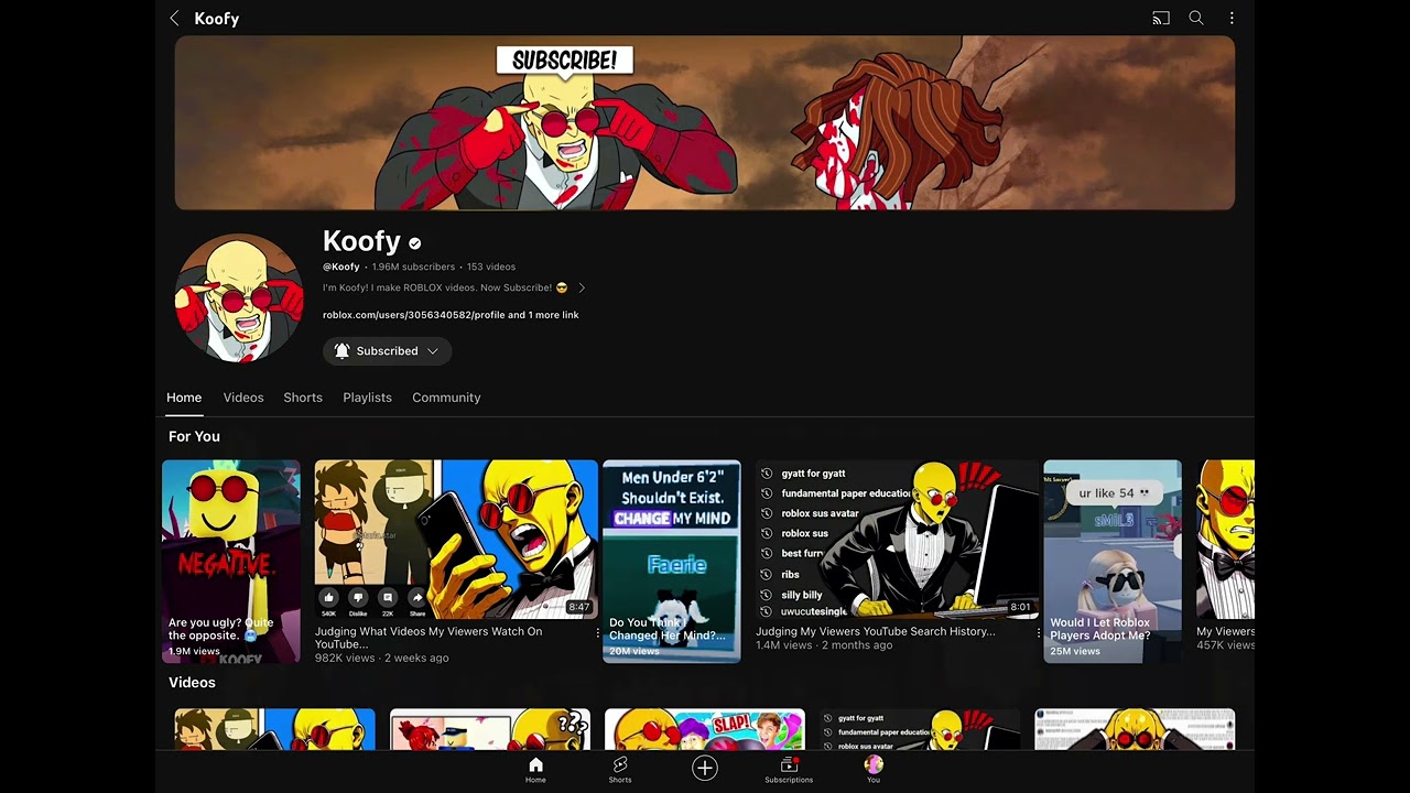 the entire koofy situation in a nutshell