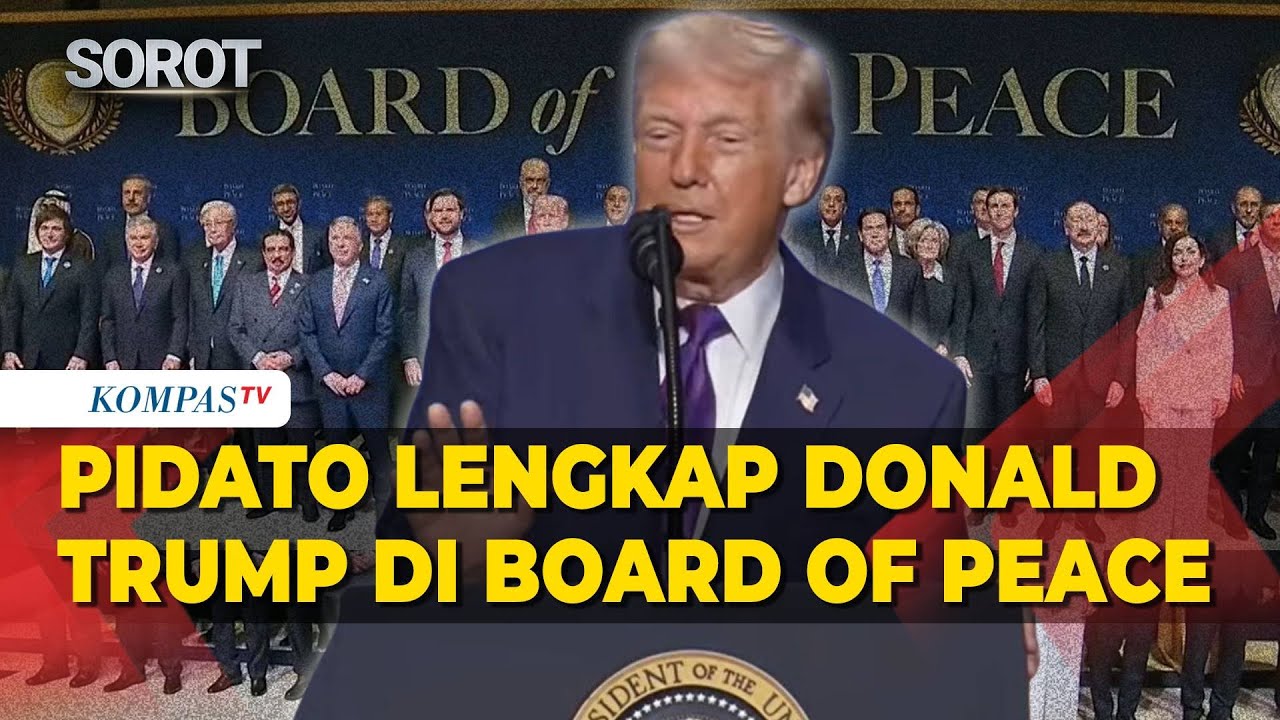 [Full Terjemahan] Pidato Trump di Board of Peace: Gaza, Perdamaian, dan Kepemimpinan Global