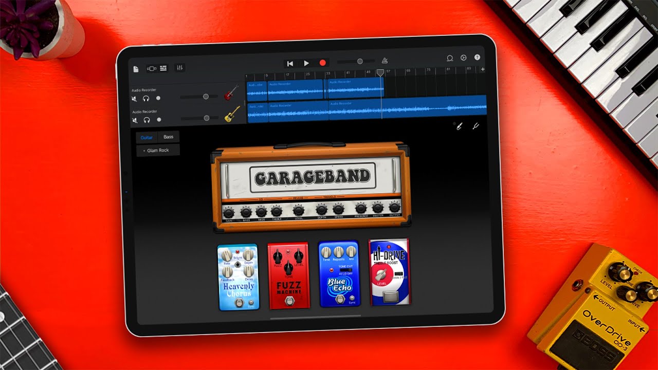 РУКОВОДСТВО ПО ИГРОВОМУ УСИЛИТЕЛЮ И ПЕДАЛЯМ GARAGEBAND (iPad/iPhone)