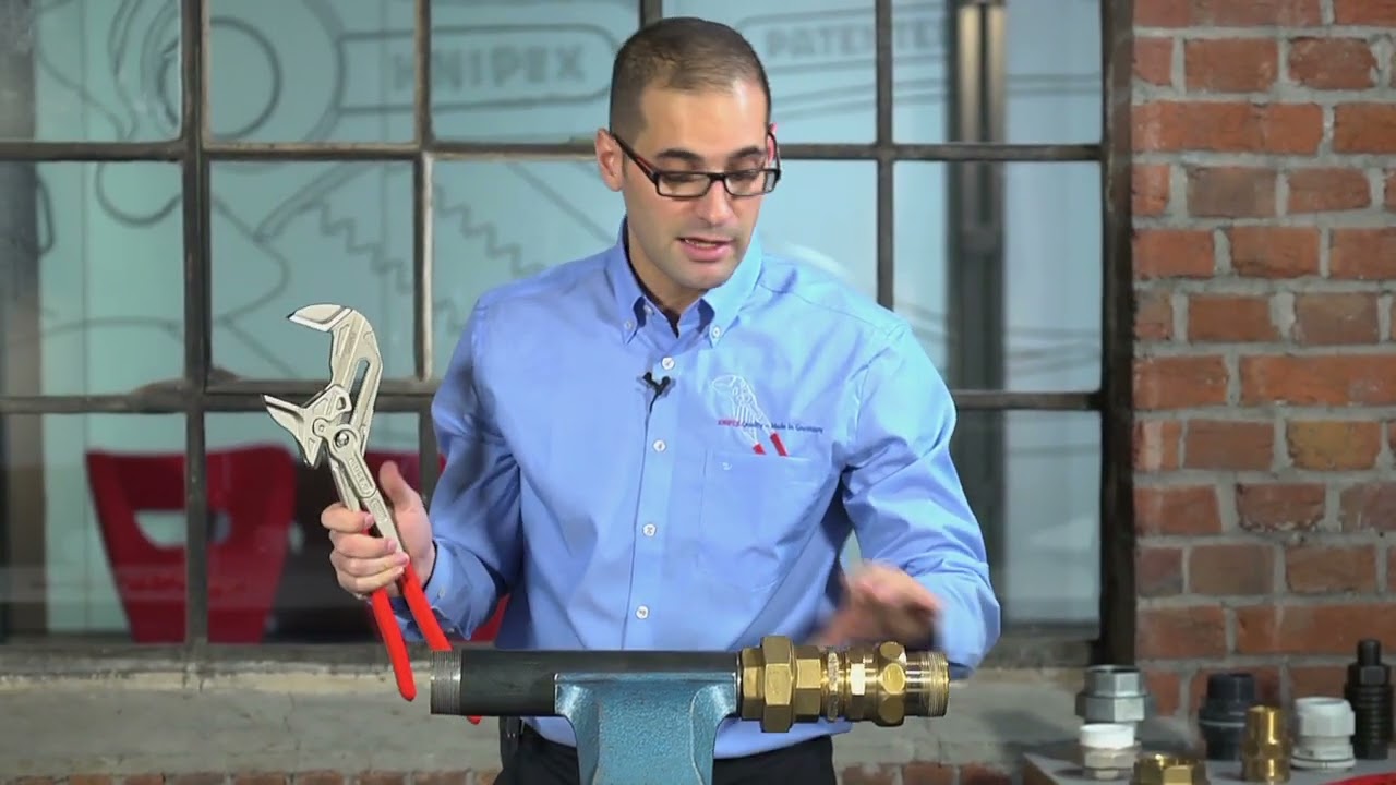KNIPEX WORKSHOP TV : 🔩 KNIPEX 86 03 400 – Pince-clé XL | Pour les grandes pièces, sans compromis