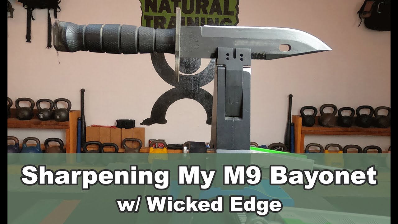 Sharpening My M9 Bayonet (1/4