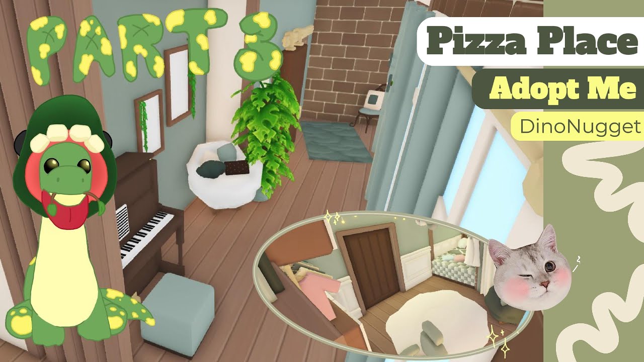 Pizza Place//Part 3//AdoptMe//Speed Build//DinoNugget🦕