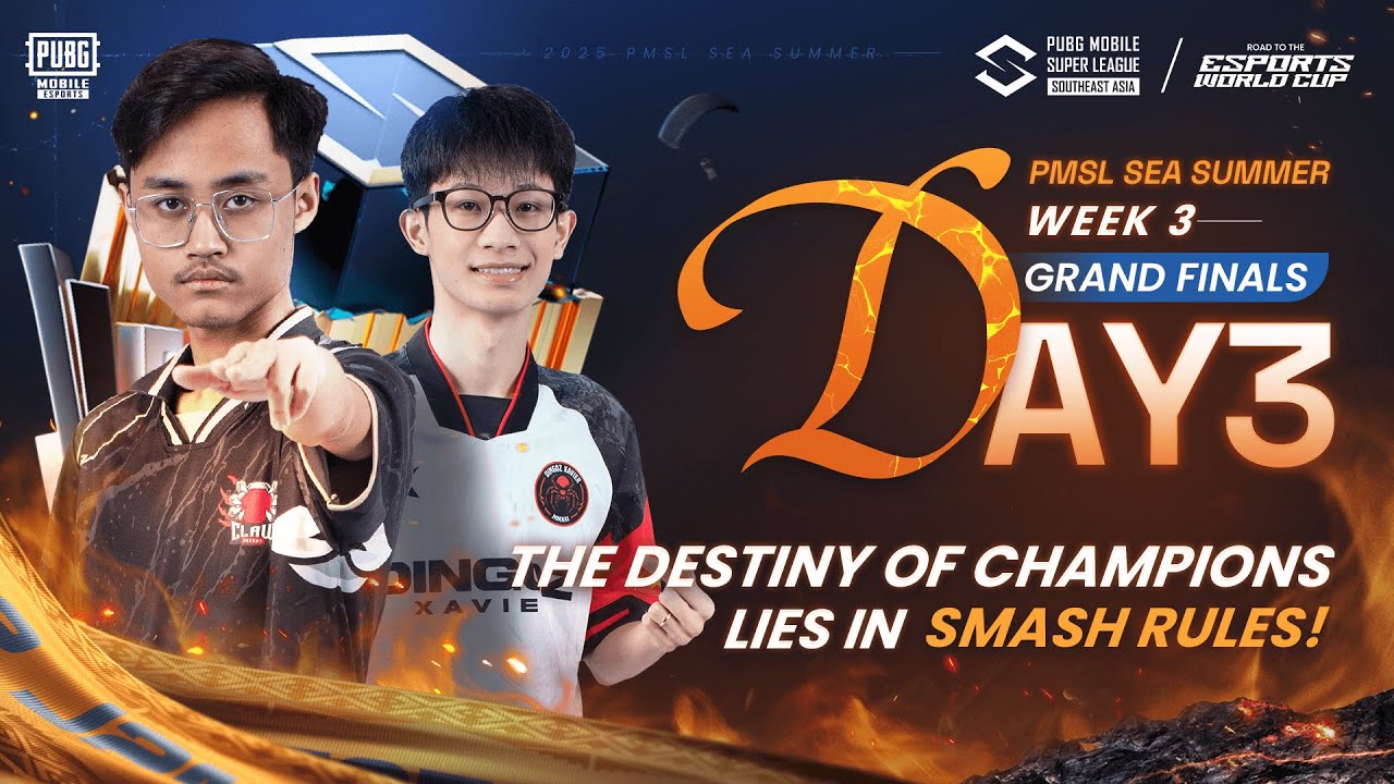 [EN] 2025 PMSL SEA GRAND FINAL DAY3 | Summer | THE DESTINY OF CHAMPIONS LIES IN SMASH RULES!
