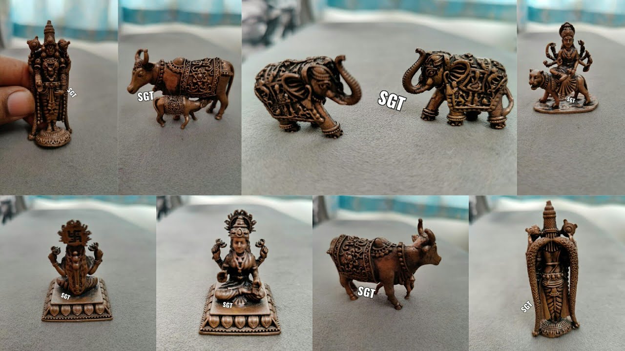 Copper Idols||Pooja Decor||God statues||Lavanya Mula