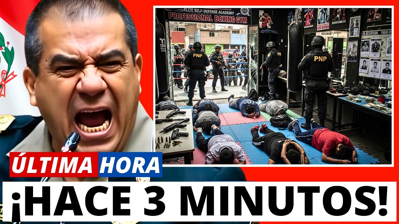 💥¡RECLUTABAN A PLENA LUZ DEL DÍA! PNP REVIENTA ACADEMIA FACHADA USADA PARA CAPTAR SICARIOS