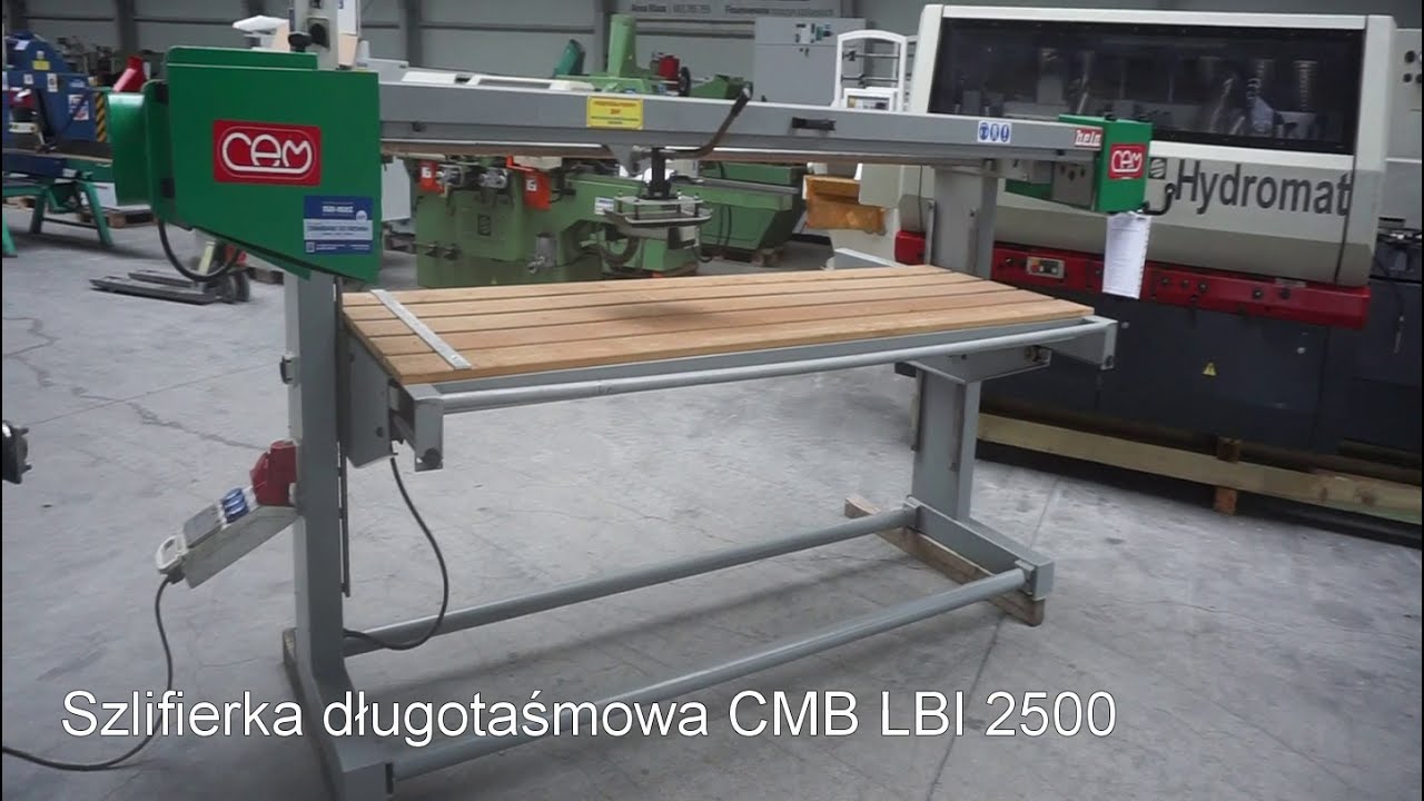 Szlifierka długotaśmowa CMB LBI 2500 *** MAR-MASZ maszyny stolarskie