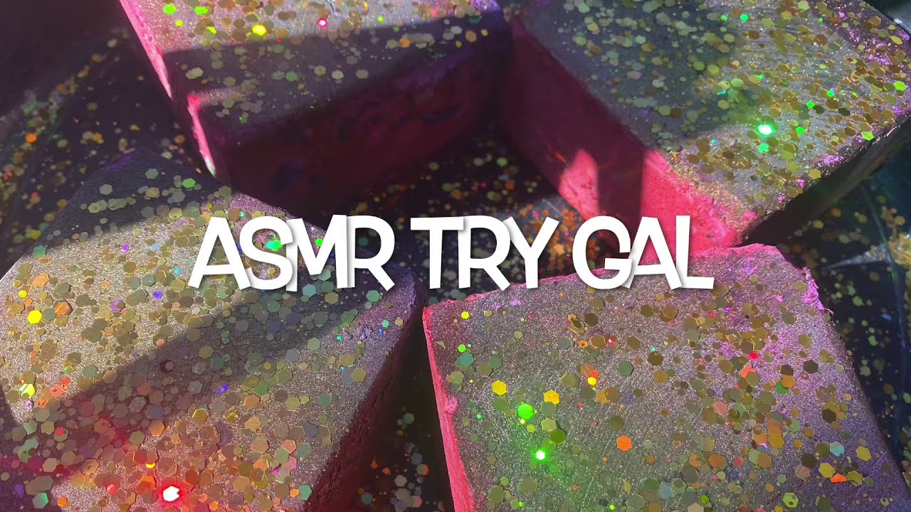 ASMR Purple Pink Tye Dye | Dyed Gym Chalk