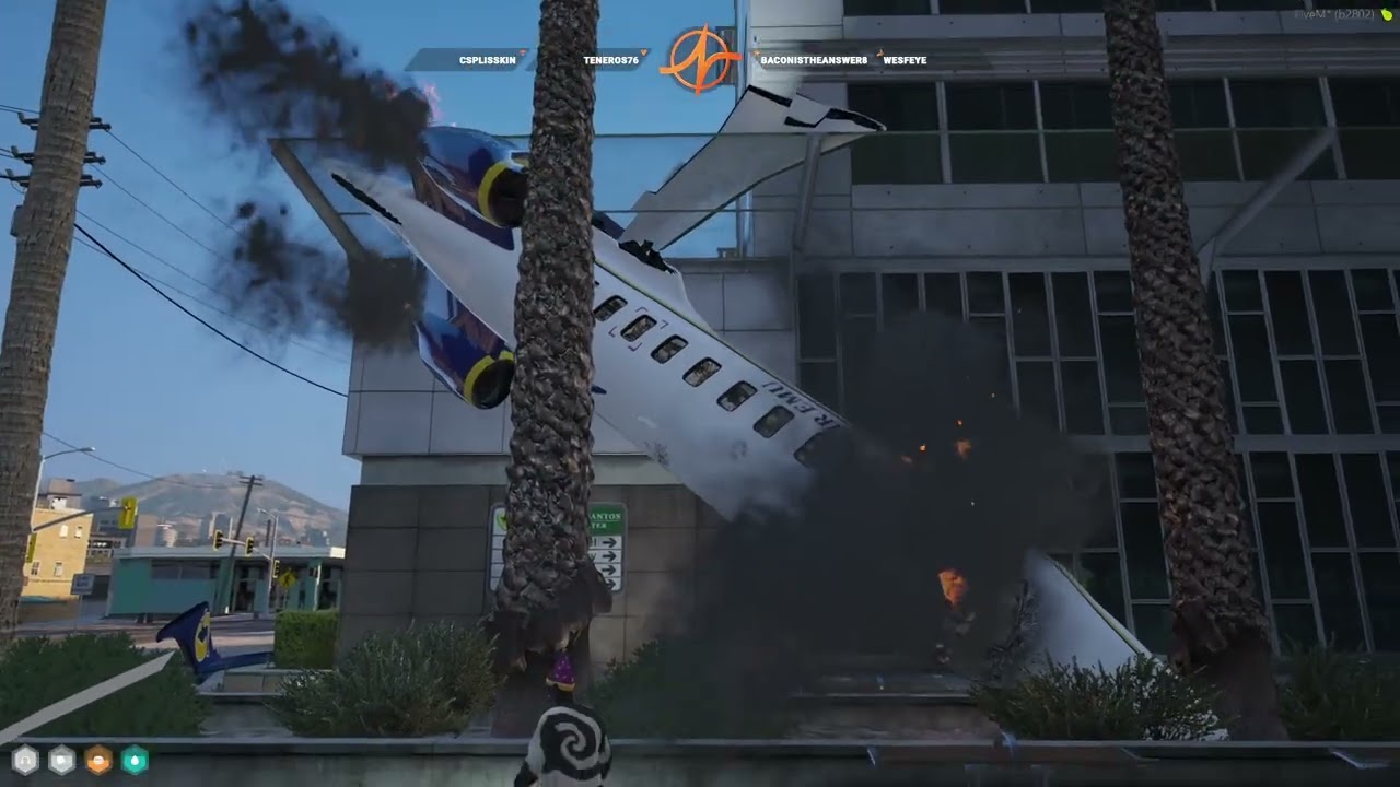 Vingle's grand entrance to the hospital. | GTA NoPixel 4.0