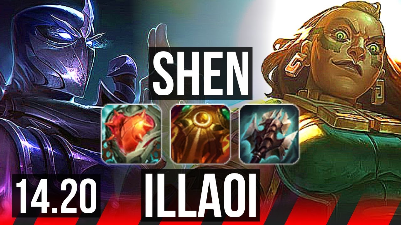 SHEN vs ILLAOI (TOP) | 13/4/10 | EUW Master | 14.20
