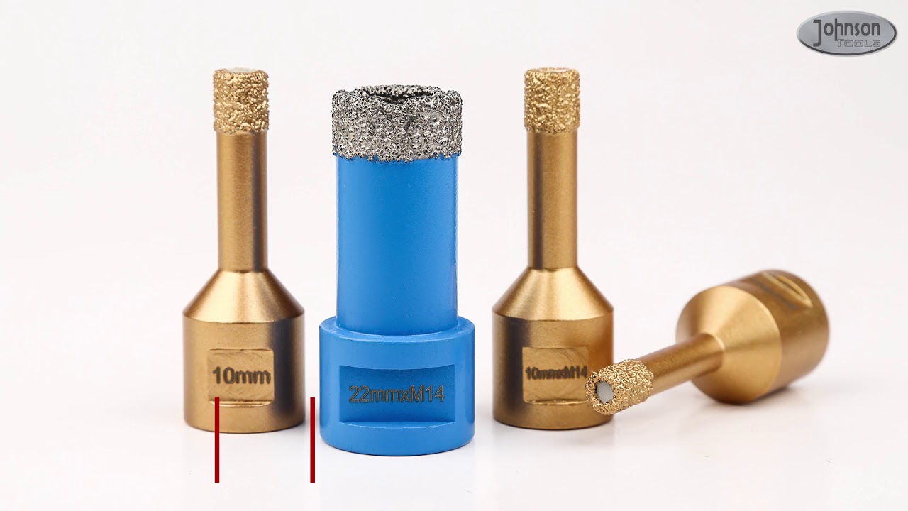 Vacuum Brazed Diamond Core Drilling Bits for tile/porcelain/ceramic