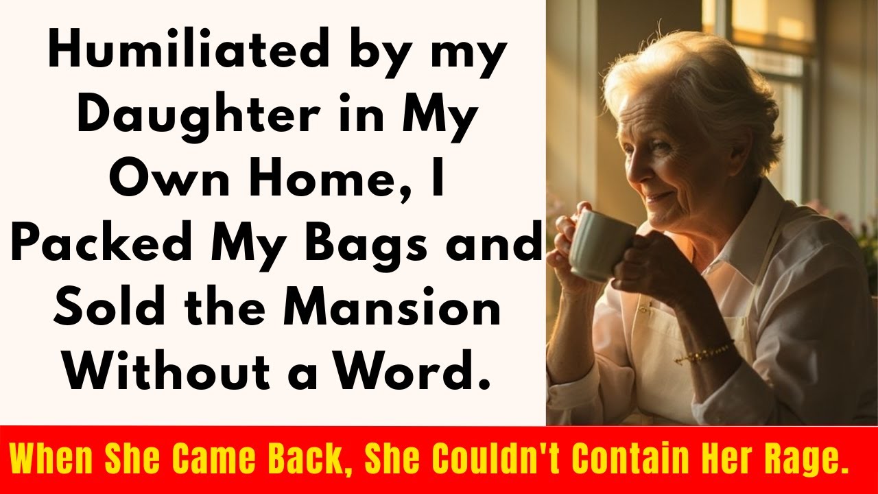 My Own Daughter Mocked Me, So I Took Everything and Sold the Mansion.