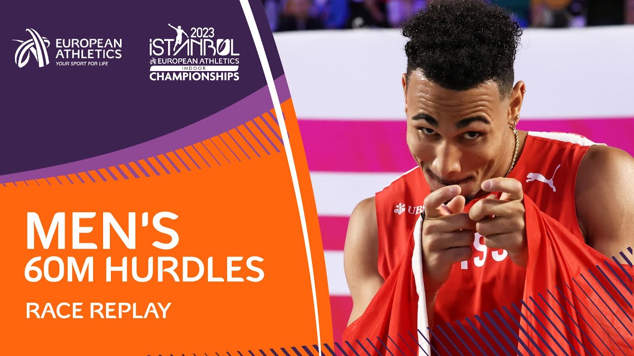 Jason Joseph sprints to gold | Men's 60m hurdles Final | Race Replay | Istanbul 2023