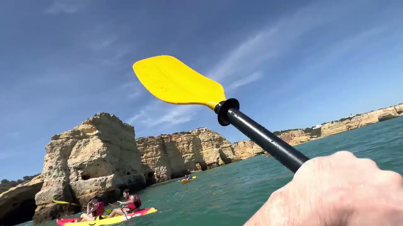 Kayaking in Portugal with Kids - Benagil Caves
