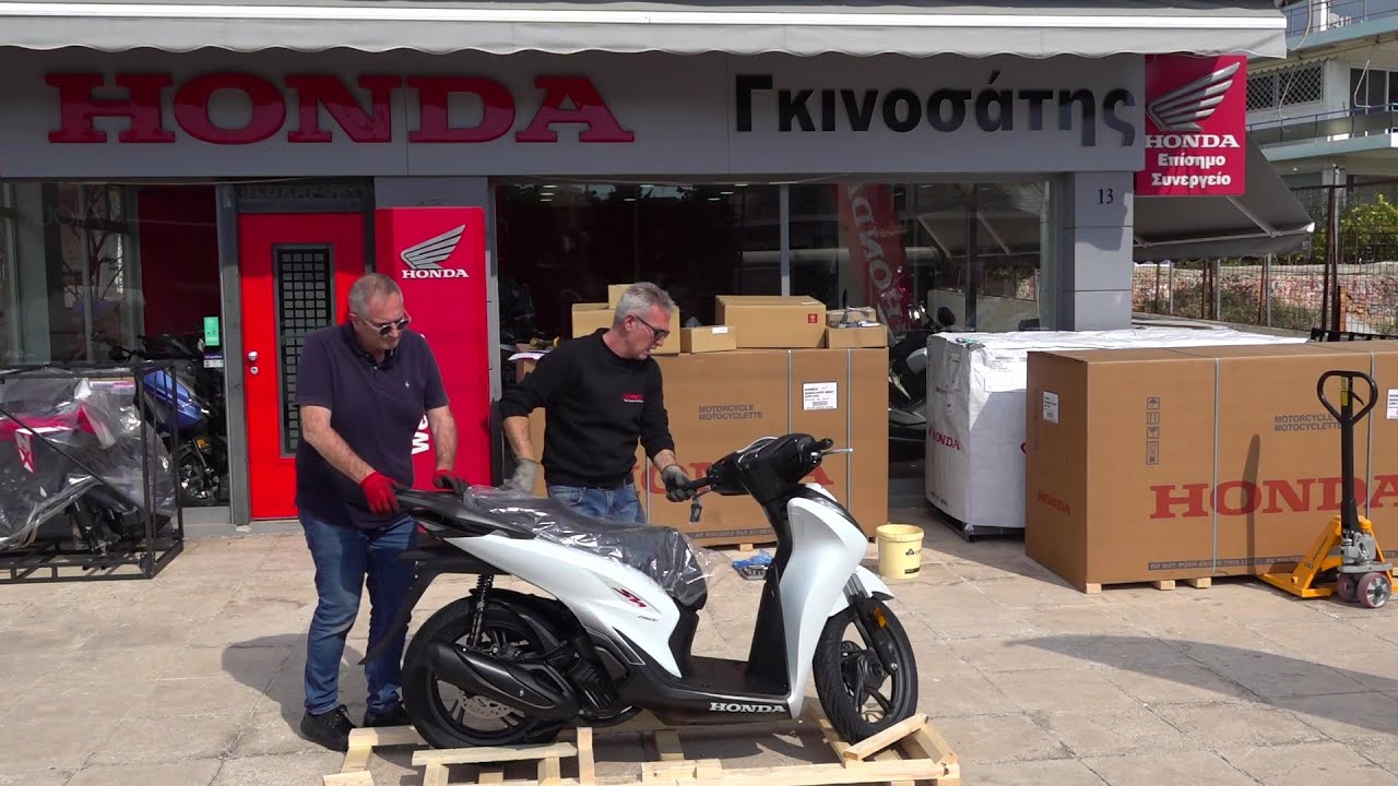 UNBOXING HONDA SH 150 NEW COLOR WHITE 2024