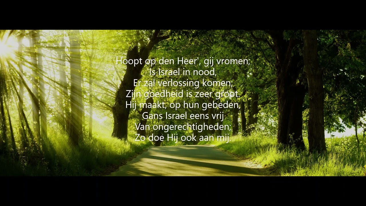 Psalm 130 vers 4. Samenzang