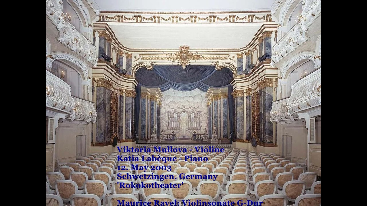 Viktoria Mullova - Katia Labeque - 12. May 2003 - Schwetzingen, Ger. - Maurice Ravel : Violinsonate