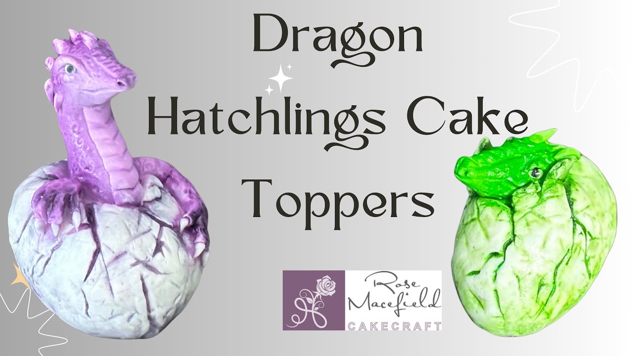How to make Dragon Hatchlings Cake Topper