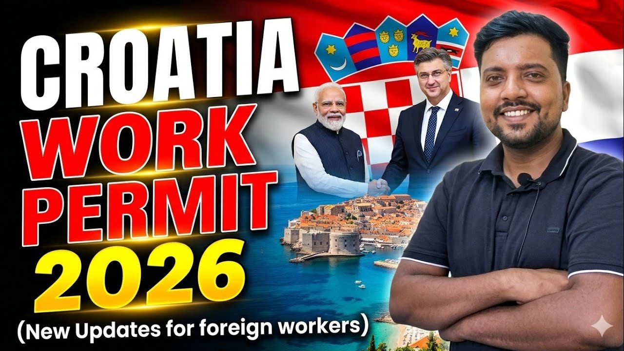 Croatia Work Permit 2026 ! Croatian PM Visit in India | Key Highlights for Foriegn Workers! 2026