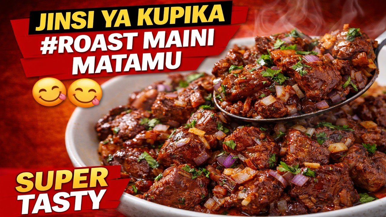 JINSI YA KUPIKA #ROAST #MAINI #MATAMU 😋😋 SANA - UTAPENDA #cooking #roast #kenya #food #recipe