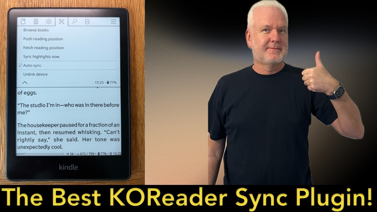 Synchronizuj swoje książki, wyr&oacute;żnienia, zakładki i pozycję czytania z wtyczką Bookfusion KOReader