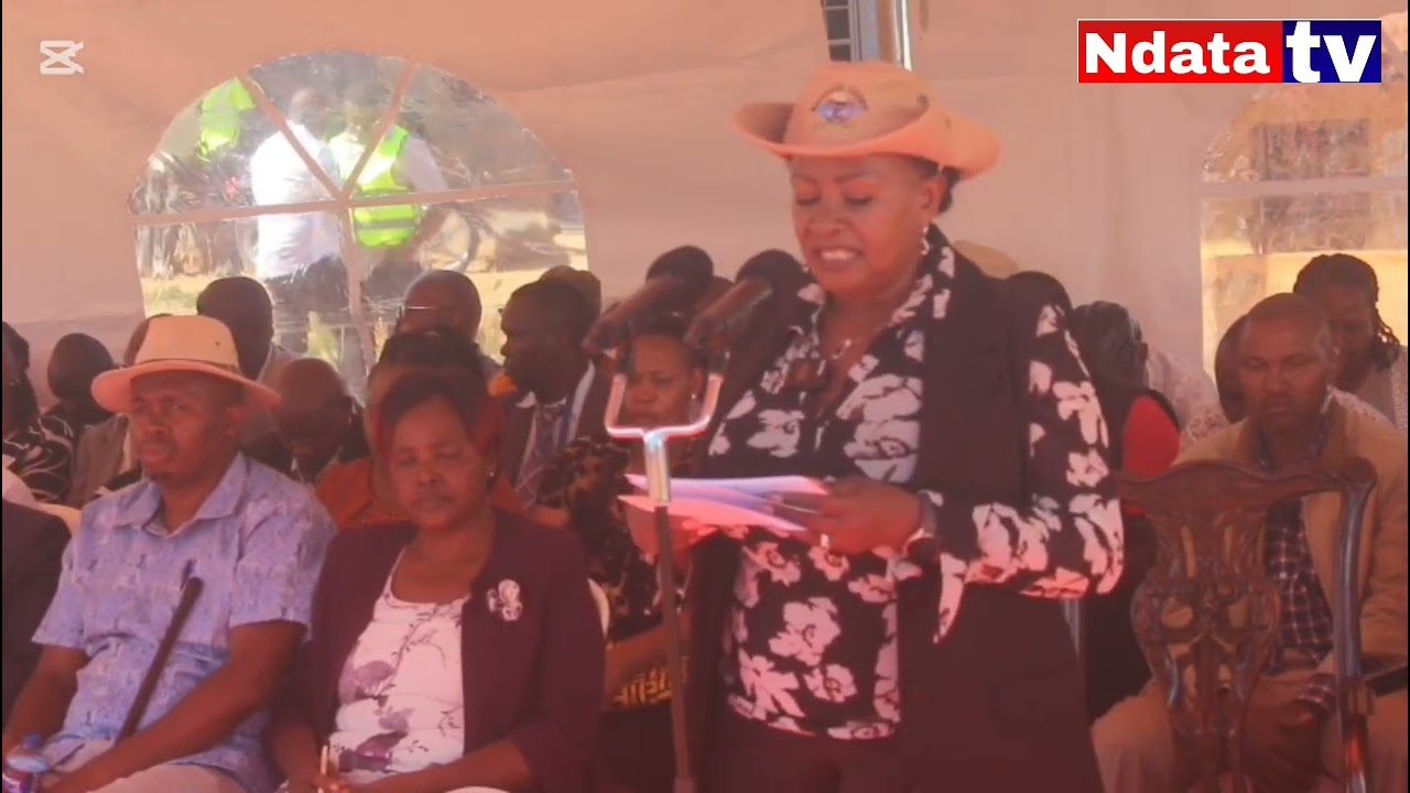 Governor machakos county wavinya ndeti launches road project in mutituni.
