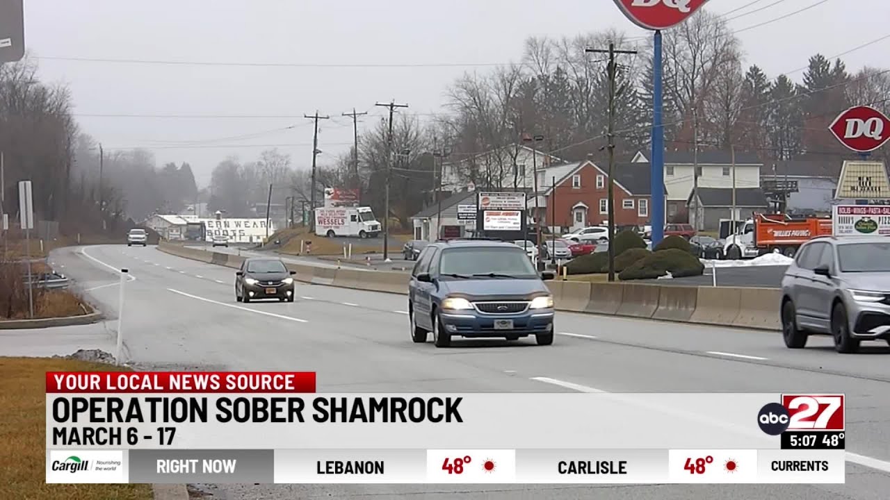 Pennsylvania begins St. Patrick's Day DUI crackdown with Operation Sober Shamrock