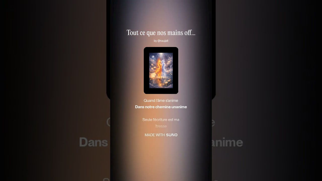 Tout ce que nos mains offrent