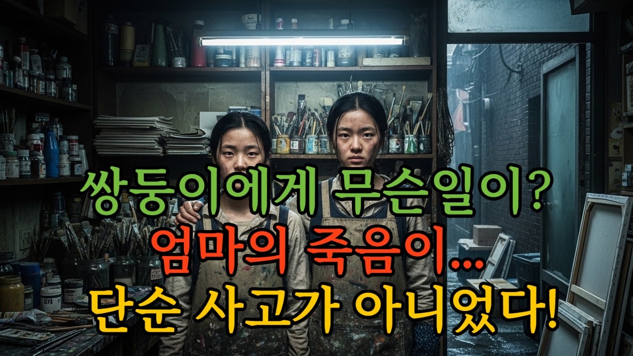 쌍둥이에게 무슨일이?  엄마 죽음의 비밀